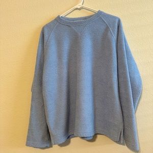 fleece pullover sweatshirt Medium